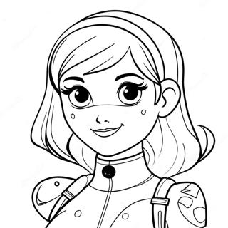 Marinette Miraculous Ladybug Coloring Pages