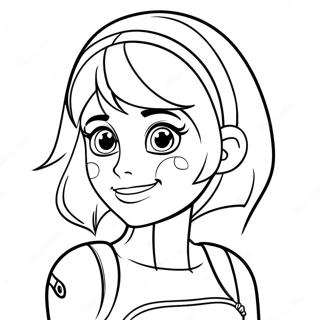 Marinette Miraculous Ladybug Coloring Page 31222-25160