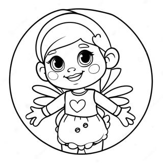 Charming Marinette With Her Ladybug Costume Coloring Page 31223-25168