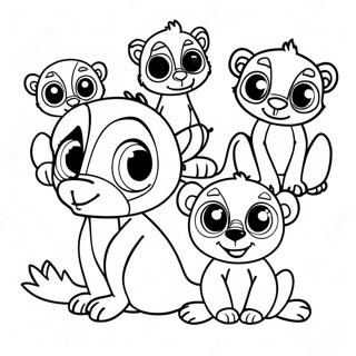 Zoboomafoo And Friends Coloring Page 31233-25170