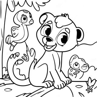 Zoboomafoo And Friends Coloring Page 31233-25172