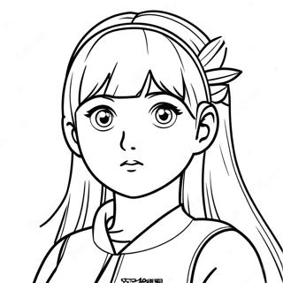 Hinata Coloring Page 31252-25184