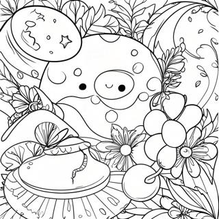 Festive Holiday Card Coloring Page 31293-25220