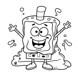 Spongebob Stoner Coloring Page 31302-25223