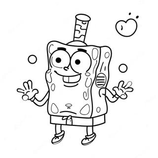 Spongebob Stoner Coloring Page 31302-25224