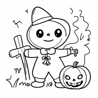 Trick Or Treat Coloring Pages