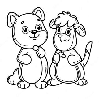 Best Friends Coloring Page 31322-25238