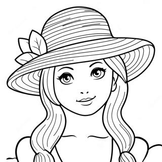 Nami With Straw Hat Coloring Page 31343-25258