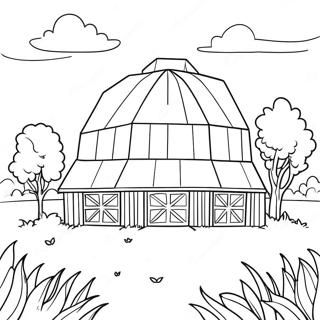 Charming Wisconsin Barn Coloring Page 31353-25266