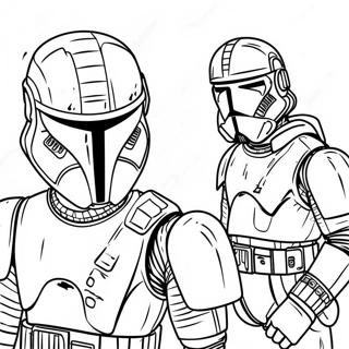 Star Wars Bad Batch Coloring Page 31372-25276