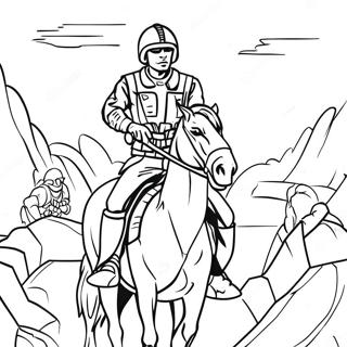 Hunter Leading The Bad Batch Coloring Page 31373-25279