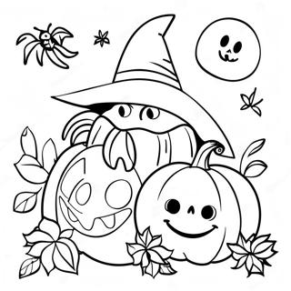 Adult Halloween Coloring Page 31382-25295