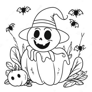 Adult Halloween Coloring Page 31382-25296