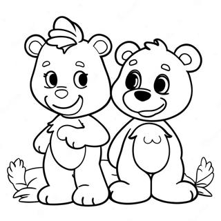 Care Bear Cousins Coloring Pages