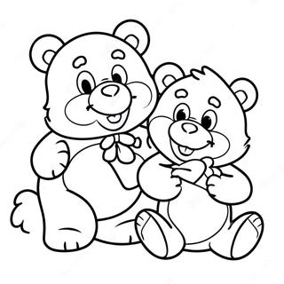 Cheerful Care Bear Cousins Coloring Page 31393-25297