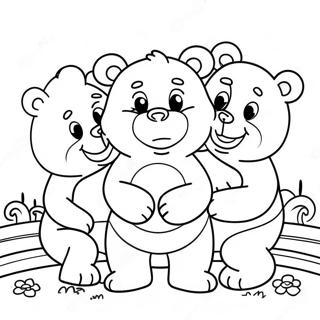 Cheerful Care Bear Cousins Coloring Page 31393-25300