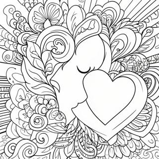 Love For Adults Coloring Page 3141-2603