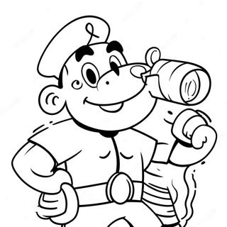 Popeye Coloring Page 31422-25319