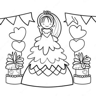 Bridal Shower Coloring Pages