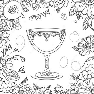 Elegant Bridal Shower Decorations Coloring Page 31443-25340