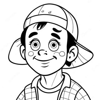 El Chavo Del Ocho Coloring Page 31462-25356