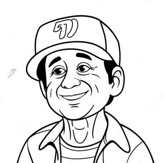 Chespirito With His Iconic Hat Coloring Page 31463-25352