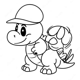 Adventurous Koopa Troopa Coloring Page 31473-25358