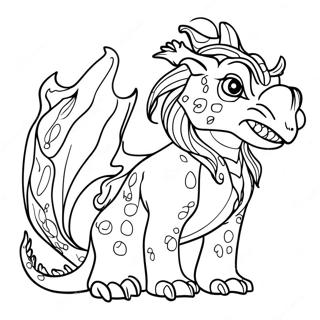 Shaded Fantasy Creature Coloring Page 31483-25369