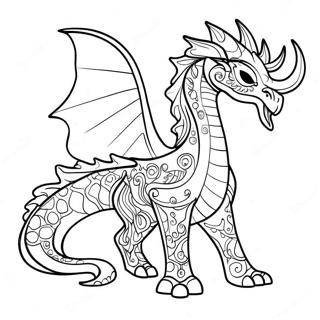 Shaded Fantasy Creature Coloring Page 31483-25371