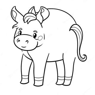 Funny Animal Butt Coloring Page 31493-25379