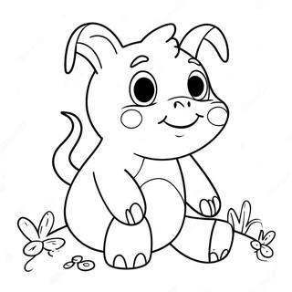 Funny Animal Butt Coloring Page 31493-25380