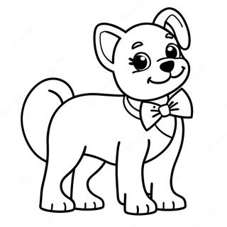 Barbie Dog Coloring Pages