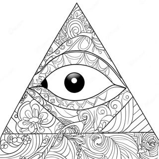 Triangle Coloring Pages