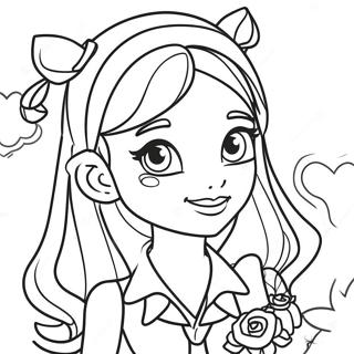 Rainbow High Ruby Coloring Page 31582-25446