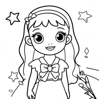 Rainbow High Ruby Coloring Page 31582-25448