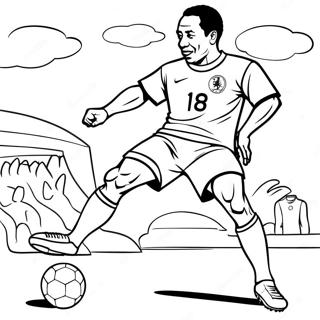 Pele Coloring Pages