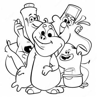 Ratatouille Movie Characters Coloring Page 3161-2627