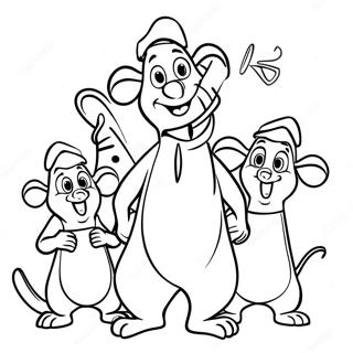 Ratatouille Movie Characters Coloring Page 3161-2628