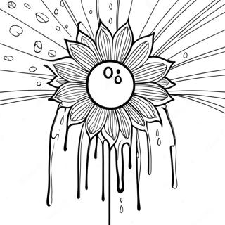 Drip Coloring Pages