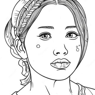 Kanao Coloring Page 31632-25482