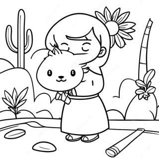 Kanao Coloring Page 31632-25484