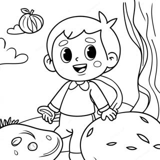 James And The Giant Peach Coloring Page 31642-25494