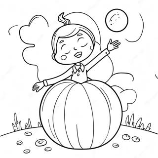 James And The Giant Peach Coloring Page 31642-25496