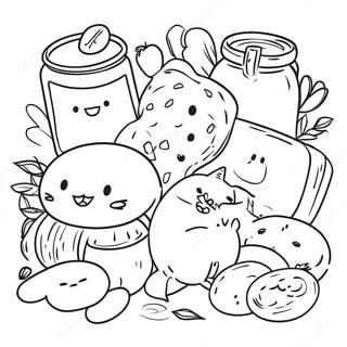 Cats Vs Pickles Collector's Sheet Coloring Pages