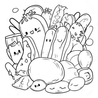 Cats Vs Pickles Collector S Sheet Coloring Page 31652-25500