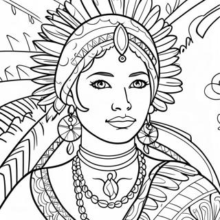 Hispanic Culture Coloring Page 31662-25510