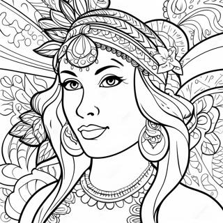 Hispanic Culture Coloring Page 31662-25511