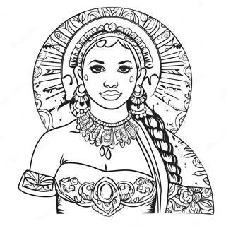 Hispanic Culture Coloring Page 31662-25512