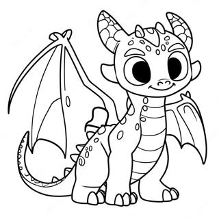 Toothless Dragon Coloring Page 31702-25542