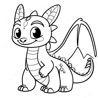 Toothless Dragon Coloring Page 31702-25543